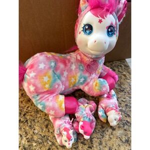 Unicorn Surprise Plush Tie Dye Star Mother with 3 Babies Just Play 2022